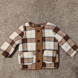 3 For $24 Brown plaid jacket